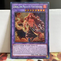 1ST EDITON ZOROA, THE MAGISTUS VERETHRAGNA 2025 BLMM-EN045 YUGIOH CARD (NM) - Image 1