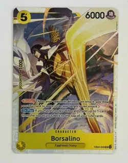 Borsalino EB04-058 SR One Piece Card Game Extra Booster Super Rare NM - Image 1