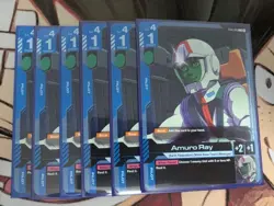 English Gundam Card Game Beta - Amuro Ray ST01-010 - Image 1