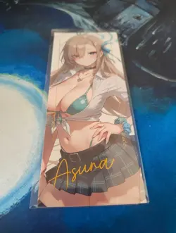 Anime Waifu Asuna Card Bikini Swimsuit Bookmark Rare Genki Parade CCG - Image 1