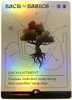 MTG Back to Basics RAINBOW FOIL Secret Lair Drop 1718 MINT Beautiful Card! - Image 1