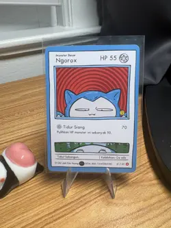 Ngorox (Snorlax) 41/60 Pokkedo 2024 by Edo Huang Pokemon Card - Image 1