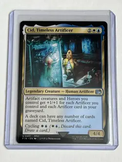 Cid Timeless Artificer 411 MTG Final Fantasy 2025 Near Mint Uncommon Non Foil - Image 1