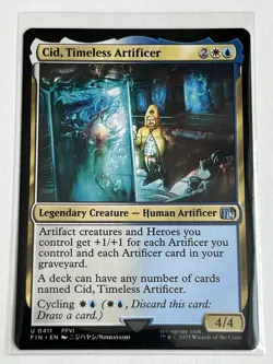 Cid Timeless Artificer 411 MTG Final Fantasy 2025 Near Mint Uncommon Non Foil - Image 2