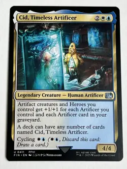 Cid Timeless Artificer 411 MTG Final Fantasy 2025 Near Mint Uncommon Non Foil - Image 4