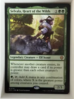 Selvala, Heart of the Wilds M Commander: Lorwyn Eclipsed 116 NM - Image 1