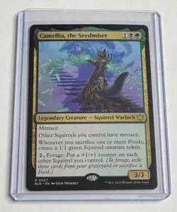 CAMELLIA, THE SEEDMISER 207 BLOOMBURROW RARE MAGIC: THE GATHERING NM/M - Image 1