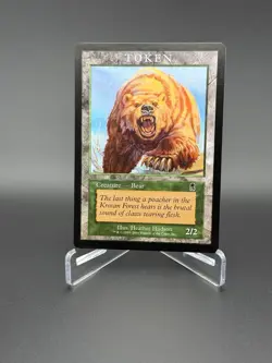 Bear Token 2/2 - 1x NM MPR 2001 - MTG Odyssey Magic Player Rewards - Image 1