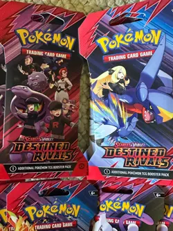 Pokemon Destined Rivals Sleeved Booster Pack - 10 Cards / Pack - SEALED - Image 2