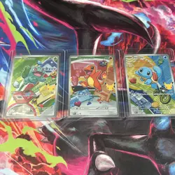 First Partner Illustration Promo Full Art Holo Pokemon TCG Card’s 037, 038, 039 - Image 1