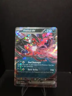 Yveltal EX 053/088 Double Rare Holo Pokemon Card NM Scarlet & Violet - Image 1