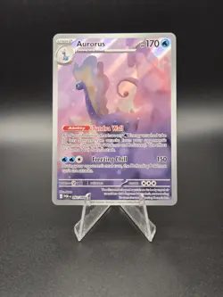 Pokemon Aurorus 92/88 Illustration Rare Perfect Order ME03 NM Full Art IR - Image 1