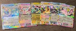 Pokemon TCG - 6 Card Prismatic Evolutions Ex Lot - Image 1