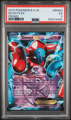 2013 POKEMON B&W PROMO #BW82 DEOXYS EX PSA 5 - Image 1