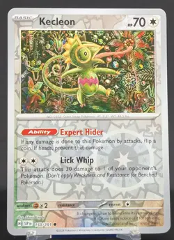 Pokemon Kecleon #150/191 English SSP Surging Sparks Reverse Holo - Image 1