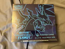 Pokemon TCG: Phantasmal Flames - Pokemon Center ETB Elite Trainer Box SEALED - Image 1