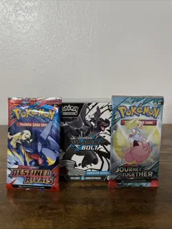 Tcg Pokemon Black Bolt Booster Bundle. 2 Booster Packs. All factory Sealed. - Image 1