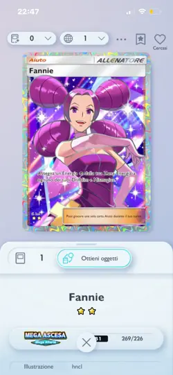 TCG Pokemon Pocket Fannie / Fantina Full Art [FAST] ⭐⭐ - Image 1