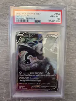 Pokemon Lugia V Silver Tempest Full Alt Art #186 PSA 10 Gem Mint 🔥 - Image 1