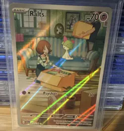 Pokemon Ralts 211/198 SV01 Scarlet & Violet Illustration Rare Holo 70 HP - Image 1