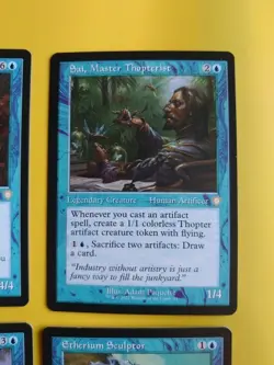 Workshope Elders, ia,master thopterist,Glint Raker, Etherium Sculptor MTG 4 Card - Image 5