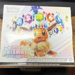 Pokemon TCG Prismatic Evolutions Elite Trainer Box English 6+ - Image 1