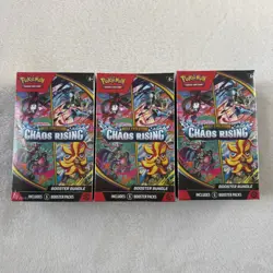 3x Pokemon TCG Chaos Rising Booster Bundles Sealed - Same Day Ship ✅ - Image 1