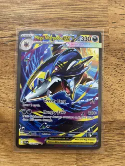 Pokemon TCG Mega Sharpedo EX 127/094 Phantom Forces Secret Rare Holo EN - Image 1