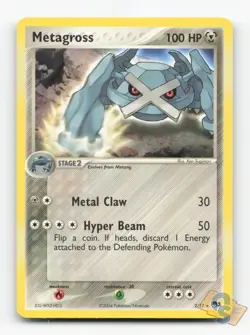 Pokemon TCG - Metagross 2/17 Lightly Played Rare POP Series 1 - Image 1