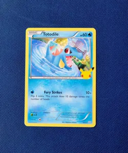 Pokemon - Totodile 18/25 - McDonalds 25th Anniversary - Non Holo - Near Mint - Image 1