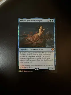 Maeve, Insidious Singer - Magic Game Night: Free-For-All - Foil - NM - Mythic - Image 1