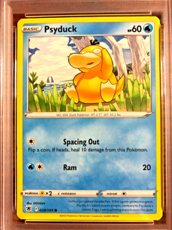 Psyduck Regular Common #028/28|PSA NM 7|2022 SWSH Astral Radiance|Pokemon TCG - Image 2