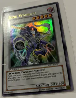 Yu-Gi-Oh! TCG Junk Warrior Yu-Gi-Oh! 5D's 5DS1-EN041 1st Edition Ultra Rare - Image 4
