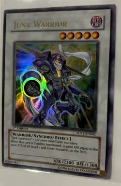 Yu-Gi-Oh! TCG Junk Warrior Yu-Gi-Oh! 5D's 5DS1-EN041 1st Edition Ultra Rare - Image 5