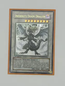 Yugioh Infernity Doom Dragon The Shining Darkness TSHD-EN042 1st Ed Ultimate - Image 5