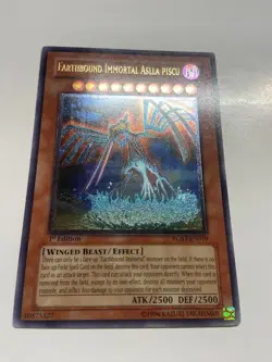 Yugioh Earthbound Immortal Aslla Piscu RGBT-EN019 Ultimate Rare 1st Ed VLP/NM - Image 2