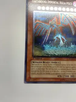 Yugioh Earthbound Immortal Aslla Piscu RGBT-EN019 Ultimate Rare 1st Ed VLP/NM - Image 5