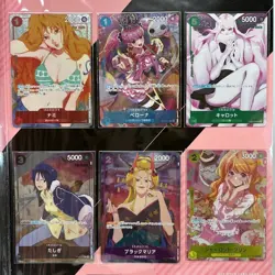 ONE PIECE Card Game Premium Collection Girls Edition Japanese Set of 6 Sealed - Image 4