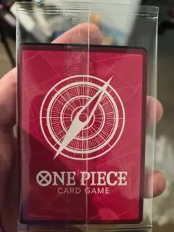 2026 One Piece TCG Girl OP14 Release Event P-096 SEALED PROMO + Rainbow Luffy - Image 2