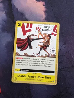 Diable Jambe Joue Shot OP04-116 UC One Piece Card TCG English - Image 1
