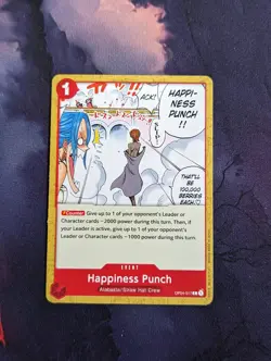 Happiness Punch OP04-017 C One Piece Card TCG English - Image 1