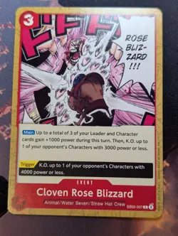 Cloven Rose Blizzard EB02-007 - One Piece Card Game - English - Image 1