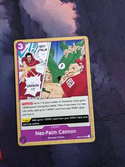 Nez-Palm Cannon OP04-075 UC One Piece Card TCG English - Image 1