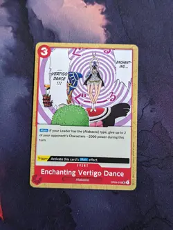 Enchanting Vertigo Dance OP04-018 UC One Piece Card TCG English - Image 1