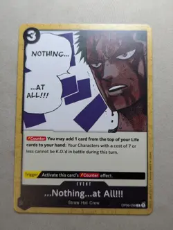 Nothing..at All!! OP06-096 C OP-06 Wings of Captain One Piece Card - Image 1