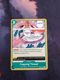 Flapping Thread OP04-037 UC One Piece Card TCG English - Image 1