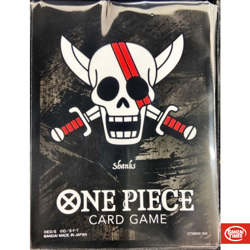 One Piece Card Game Sleeves Shanks Deck Protector Official Jolly Roger - Image 1