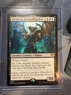 Razaketh, the Foulblooded: Commander Masters, (Non-Foil) - Image 1