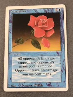 Mana Short X1 Revised 3rd Edition Played Cond See Pics Front/back English - Image 1