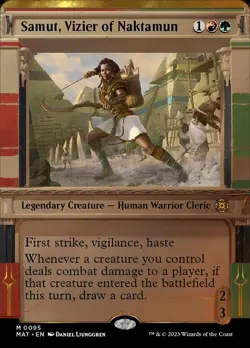 MTG Samut, Vizier of Naktamun - Foil - Showcase, March of the Machine: The After - Image 1
